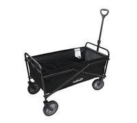 Easylife Foldable Trolley on Wheels, Heavy Duty Foldable Wagon Cart with Rotating Trolley Wheels 116x54x90cm (open), 77x50x20cm (folded) - Fully Guaranteed