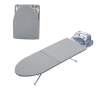 Easylife Folding Table Top Ironing Board with Heat-Resistant Cover, Durable Iron Board with Non-Slip Legs, Ironing Boards For Home, Caravan & Boat (L41.5xW30xH6.5cm When Folded) - Fully Guaranteed