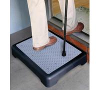 Easylife Half Step, Non-Slip Mobility Aid, Non-Slip Step, Bed Steps for Elderly, Caravan Steps, L49 x W39 x H10cm, Holds 31 Stone - Fully Guaranteed