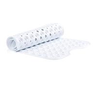 Easylife Homestyle Ultimate Anti-Slip, Anti-Mould Bath Mat, with Non Slip Bubbles and Suction Cups for Secure Grip, Vinyl Shower Mat, Extra Long (White) 100x40cm - Fully Guaranteed