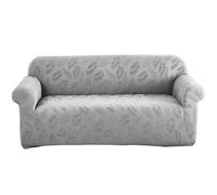 Easylife Jacquard Stretch Sofa Cover - Armchair Slipcover with Elegant Pattern - Protects from Spills, Stains and Wear - Machine Washable, Grey