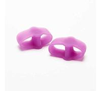 Easylife Lavender Gel Two Toe Separator, Soft Toe Alignment Cushions, Pink, Pack of 2