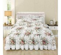easylife lifestyle solutions Floral - Botanical Ruffle Bedspread King sing