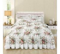 easylife lifestyle solutions Floral - Botanical Ruffle Bedspread Queen