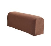 easylife lifestyle solutions Stretch Armrest Covers | Slip Easily Over Arms of Most Chairs and Sofas| Rearm your Furniture Cheaply |From 61x25.5cm | Set of 2 in Brown