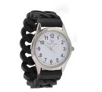 easylife lifestyle solutions Tavistock & Jones Ladies Watch (Black) Stretch Bracelet Wrist Watch for Women, Easy to Read Analog Quartz Ladies Watches, Dia. 30mm, Watches for Women - Fully Guaranteed
