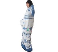 easylife lifestyle solutions Zip-Up Polar Fleece Cosy Robe - Blue | Blue | 150x170cm