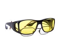 Easylife Night Driving Over Glasses and Sunglasses, Unisex Anti-Glare Protective Night Time Driving Glasses