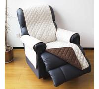 Easylife Reversible Recliner Protector - Brown/beige