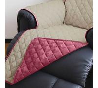 Easylife Reversible Recliner Protector - Wine/camel