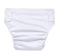 Easylife Snap Incontinence Briefs - Washable Waterproof Protective Underwear with Adjustable Snaps - Reusable Briefs for Disposable or Reusable Pads - Suede Cloth Lining with 3 Layer Absorbent Pad