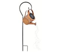 Easylife Solar Watering Can Light | Outdoor Solar Garden Ornament with LED Starlight | Waterproof Iron Watering Can | Solar Powered Decorative Garden Lights for Patio, Yard, Pathway, 470 Grams