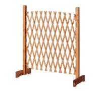 Easylife Solid Wood Expanding Fence, Mobile and Movable Fence, Gardeners & Pet Owners, Fold-able Design and Lightweight, H:90cm x W:30-190 cm from Easylife Lifestyle Solutions - Natural Wood