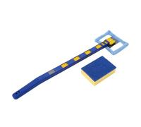 Easylife Telescopic Bathroom Cleaner, Long Reach Cleaning Sponge with Handle for Walls and Tiles. Refill Sponge and Microfibre Head Mop, Extendable Length 66-96CM - Fully Guaranteed