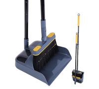 Easylife Telescopic Dustpan and Brush. Long Handle (86cm Pan, 122cm Brush) with 90 Cloth Attachments. Fully Guaranteed