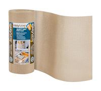 EasyLiner Select Grip Shelf Liner for Drawers & Cabinets - Easy to Install & Cut to Fit - Non Slip Non Adhesive Grip Shelf Liner for Kitchen Drawers, Bathroom, Pantry - 12in. x 24ft. - Taupe,Brown