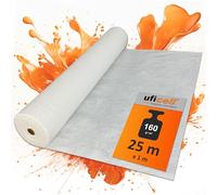 easyliner® self-Adhesive Painter's Cover Fleece [25 m²] Premium Quality Protective Fleece Cover Fleece, Weight: 160 g/m² The Perfect Surface Protection for Floor coverings (25 m² roll)