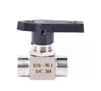 Easyly Operate Three Way Ball Valves Stainless Steel Construction for Machinery Petrochemical Fields Compacts Ball Valves