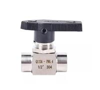 Easyly Operate Three Way Ball Valves Stainless Steel Construction for Machinery Petrochemical Fields Compacts Ball Valves