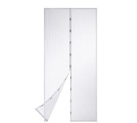 EASYmaxx Fly Screen Door with Magnetic Closure, 100 x 210 cm, Ideal for Balcony Door, Cellar Door & Patio Door, Easy Adhesive Installation, No Drilling & Screws, Can Be Cut to Size, Insect Protection