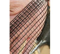 EASYNETS Heavy Duty Black Anti Butterfly Netting 3m Wide 3-4mm mesh size polyethylene netting (3m x 14m)