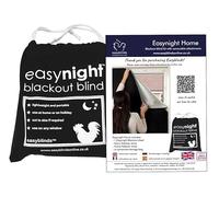 Easynight Blackout Blind, 100% Light Blocking Fabric, XL, Fit Any Size/Shape Up To 230x145cm, Made to Measure Service Available, No Drill, Easy Use Temporary Permanent Anywhere
