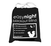 Easynight Portable Travel Blackout Blind - 100% Light Block - XXL (windows up to 300x145cm) - Eco-Friendly Recycled GRS & OEKO-TEX Fabric - Thermal Insulation - Suction Cups or Stick On Any Window