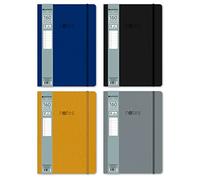 EasyNote A4 Soft Touch Notebook 4 Rustic Colours