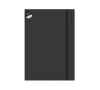 Easynote A4 Soft Touch Notebook - Rustic Black, 7658