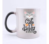 Easyolife- Cat Daddy Father's Day Gift for Dad Mug - Funny Magic Morhping Mug 11oz Coffee Mugs/ Tea Cups Cool Unique Birthday or Christmas Gifts For Man and Women