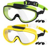 EasYoung 2Pack Kids Swim Goggles Swimming Goggles for Children and Early Te