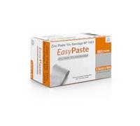 EasyPaste Zinc Paste Bandage - Woven Bandage impregnated with Zinc Oxide 10%, 7.5cm x 6m