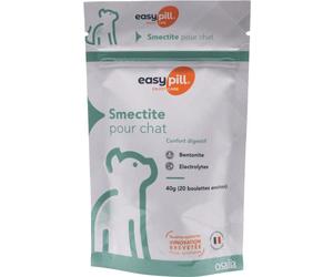 Easypill Smectite Cat, Cat Treats That Support The Reduction Of Acute Intestinal Absorption Disorders, Contains Highly Absorbent Smectite, Pack Of 20 x 2 Grams Cat Food Pellets