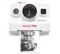 Easypix InstantFUN Instant Camera, Creative Photo Fun for Adults and Children, Black and White Thermal Printing, BPA-Free Paper Refillable, Prints Without Ink