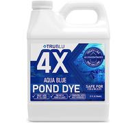 EasyPro TruBlu Concentrated Pond Dye, Aqua Blue (1qt) - Professional Strength Pond Coloring & Temperature Control for Fish Protection - Safe for Swimming & Wildlife - 2.3 pounds