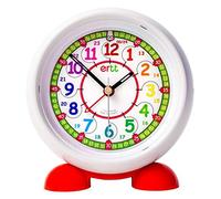 EasyRead Time Teacher Alarm Clock For Kids - Learn The Time Childrens Alarm Clock - Boys & Girls Alarm Clocks For Bedroom With Time Teaching Design, Rainbow 24 Hr Face & Night Light - Childrens Clocks