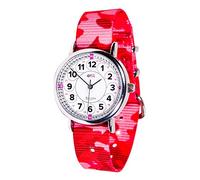 EasyRead Time Teacher Watch for Children - 2 Step Teaching Method - Pink Black 12-24 Hr Face - Analogue Easy to Read Dial - Pink Camo