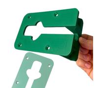 EASYREP Kitchen Worktop Connecting Bolt Router Jig Countertop Work Surface Joiner Template for 1/4 Inch Flush Trim Shank Cutter