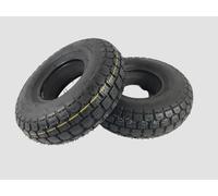 EasyRide PAIR OF SOLID 4.10/3.50-5 Puncture proof Mobility Scooter tyres, Good Care