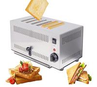 EASYROSE 6 Slice Toaster Commercial Toasters 2500W Bread Toaster 5 Browning Levels, Extra Wide Slots, Hand Pop-Up Stainless Steel Toaster With Removable Crumb Tray