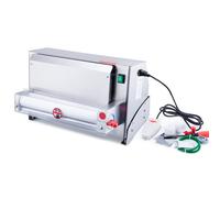 EASYROSE Commercial Electric Dough Sheeter with Foot Pedal, 12" 30cm Max Width Pizza Dough Press, 450W Motor, 0.7-5.4mm Thickness for Fondant & Puff Pastry