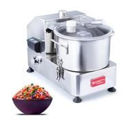 EASYROSE Commercial Vegetable Chopper & Meat Mincer, 1800W Electric Multifunctional Vegetable Cutter with 6L Stainless Steel Bowl, For Restaurants, Food Processing, Canteens