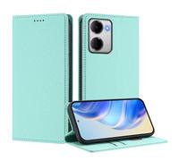 EasyShow Case for Redmi 15a 5G Case, Leather Wallet Book Flip Folio Stand View Compatible with Redmi 15a 5G Phone Cover Mint Green