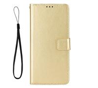 EasyShow Case for Samsung Galaxy A16/A26 5G PU Leather Wallet Flip has Kickstand function and Card Slots with Magnetic Buckle Phone Cover for Samsung Galaxy A16/A26 5G-Gold