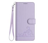 EasyShow Compatible with Cricket Icon Plus 2026 Wallet Caser, Wallet Cover Magnetic Closure and Flip Stand Cases, Premium 3D Vintage print Phone Shell Case Suitable for Cricket Icon Plus 2026 Purple