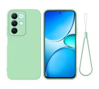 EasyShow Compatible with Realme P3 Lite 5G Case, Liquid Silicone Gel TPU Case, Gel Rubber with Microfiber Cover, with Suitable for Realme P3 Lite 5G Shockproof cover (Green)