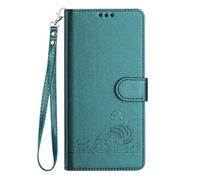 EasyShow Compatible with Tecno Pova 7 Pro Wallet Caser, Wallet Cover Magnetic Closure and Flip Stand Cases, Premium 3D Vintage print Phone Shell Case Suitable for Tecno Pova 7 Pro Dark Green