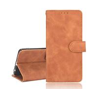 EasyShow Wallet Case for Honor 600 Lite Case, Kickstand function and Card Slots with Magnetic Buckle Phone, Leather Phone Cases Compatible with Honor 600 Lite-Brown