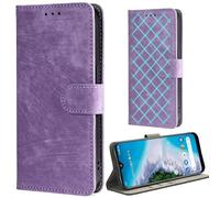 EasyShow Wallet Case for Onepus 15T, Magnetic Shockproof PU Leather Cases with [RFID Blocking] Credit Card Slots Kickstand Protective, Flip Phone Cover Compatible with Onepus 15T Purple