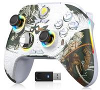 EasySMX Best Gift, PC Controller X15 Enhanced Wireless Bluetooth Controller with Hall Joysticks/Hall Triggers/RGB Lighting, No Stick Drift, No Dead Zone - Work for Windows PC, Android, Steam Switch